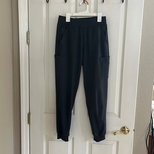 Grey jogger scrub bottoms